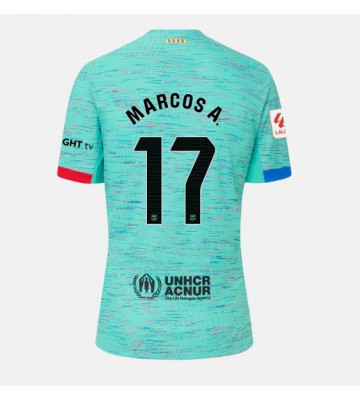Barcelona Marcos Alonso #17 Replika Tredjetrøje Dame 2023-24 Kortærmet